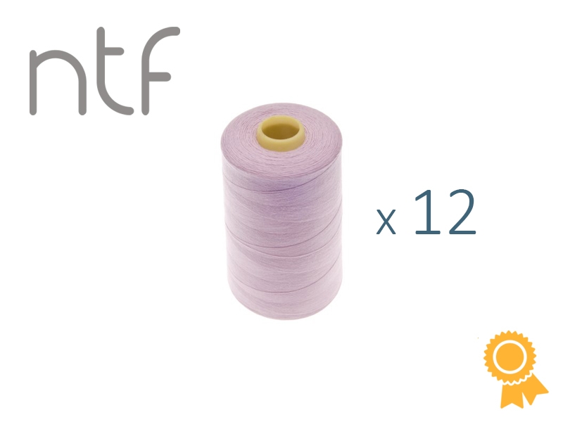 POLYESTER THREADS NTF 40/2 LIGHT LILAC A644 1000 M x 12 PCS.