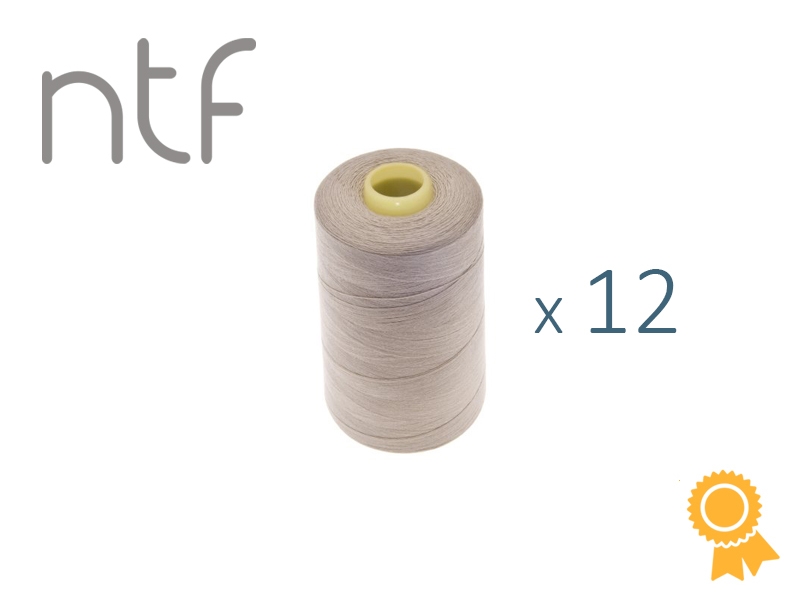 POLYESTEROVÉ NITĚ NTF 40/2ALABASTR A678  1000 m x 12 ks