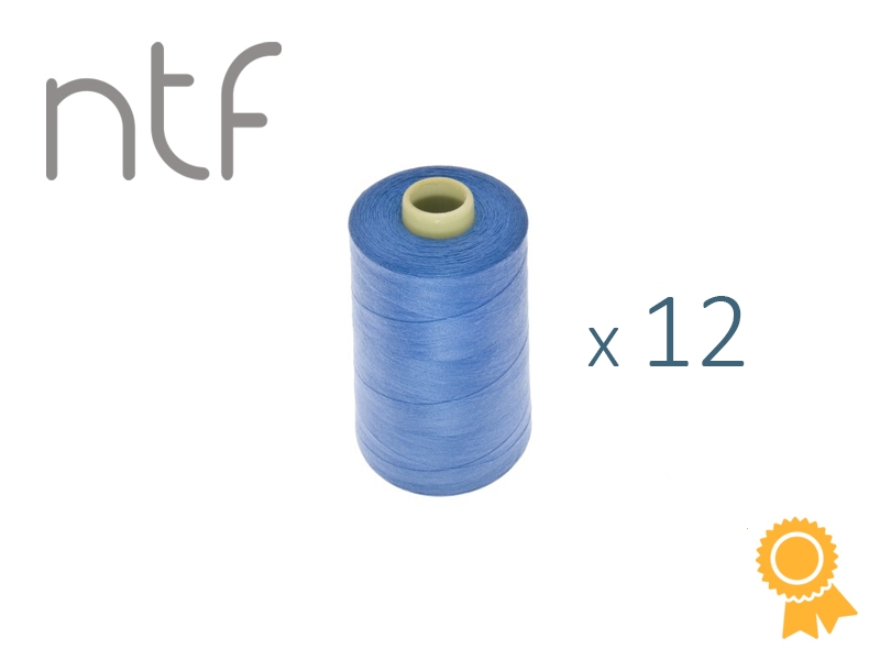 POLYESTERGARN NTF 40/2 BLAU A789 1000 M x 12 ST