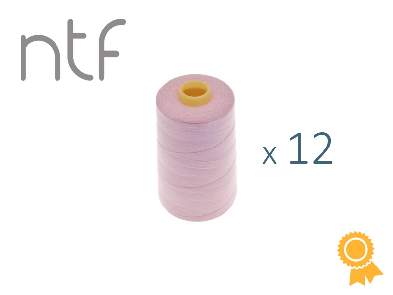 POLYESTERGARN NTF 40/2 PASTELL-ROSA A546 1000 M x 12 ST