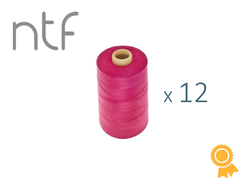 POLYESTER THREADS NTF 40/2 MAGENTA A564 1000 M x 12 PCS.