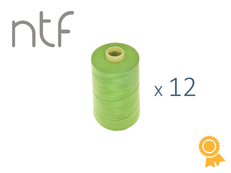 POLYESTER THREADS NTF 40/2 LINCOLN GREEN A597 1000 M x 12 PCS.