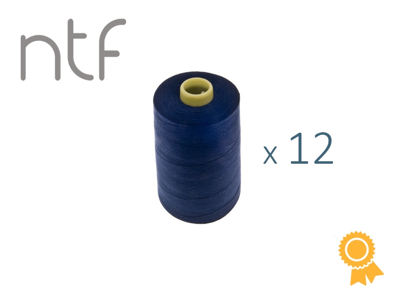 POLYESTER THREADS NTF 40/2 DENIM A802 1000 M x 12 PCS.