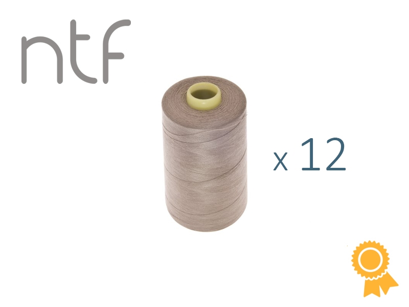 POLYESTERGARN NTF 40/2 DUNKEL TAUPE A870 1000 M x 12 ST