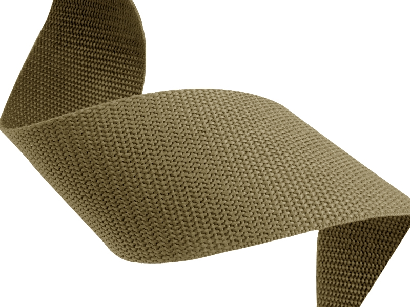 Tragband pp 10 mm / 1,3 mm dunkeloliv 888 50 lm