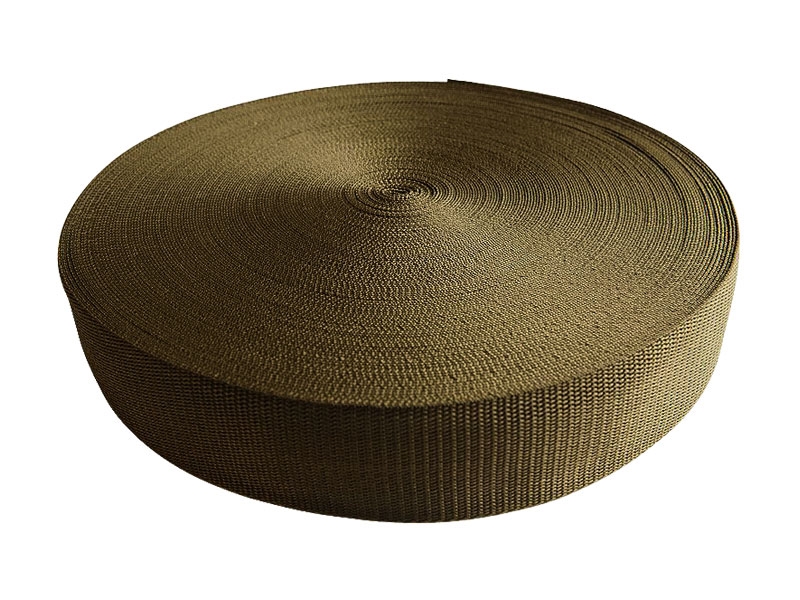 Tragband pp 10 mm / 1,3 mm dunkeloliv 888 50 lm