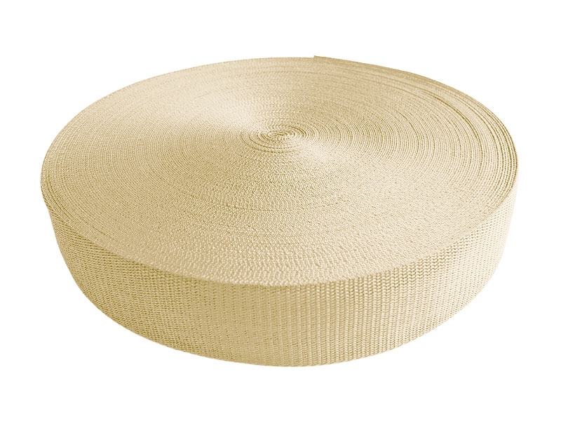 Taśma nośna polipropylenowa  15 mm / 1,3 mm beżowa (122)