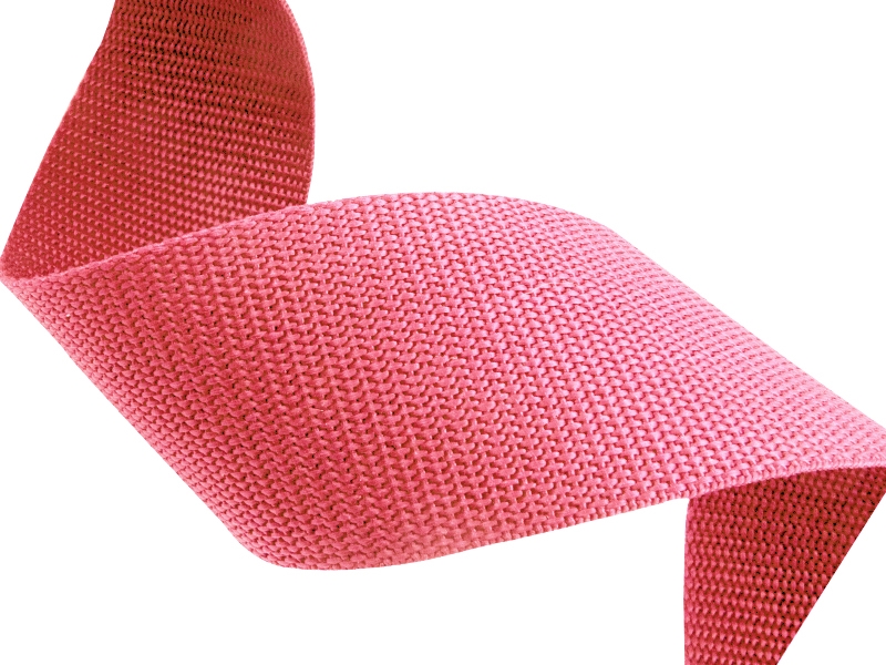 Webbing pp 10 mm / 1,3 mm pink 335 50 mb
