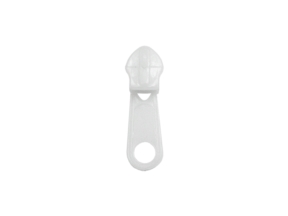 Suwak plastikowy do taśmy suwakowej  spiralnej 5 non lock (501) biały