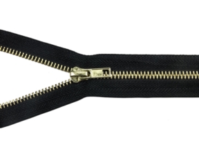 Zamek błyskawiczny metalowy 5 nierozdzielczy auto lock 18 cm (580) czarny