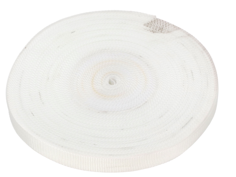 TRAGBAND 30 MM / 1,3 MM WEIß 501 501 PP 50 LM - ZWEITEN  ART.