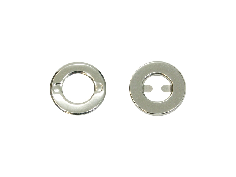 ÖSE AUS METALL MIT  LASCHEN  12,5 MM NICKEL 1000 ST.