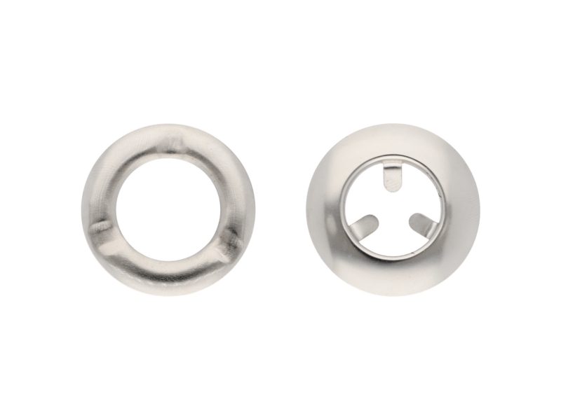 Oczka metalowe zaciskowe 20.5 mm nikiel