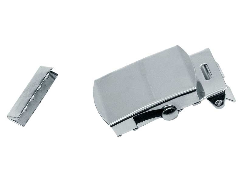 Automatikschließe aus metall 32 mm bona nickel 1 st.