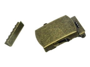 Klamra zaciskowa do paska 40 mm stare złoto