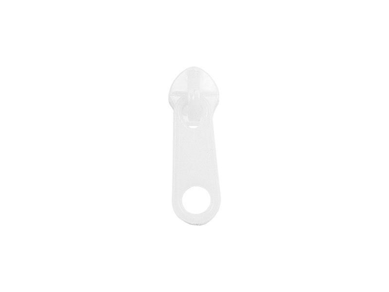 PLASTICS SLIDER FOR NYLON ZIPPER TAPES 3 NON LOCK WHITE 1000/5000 PCS