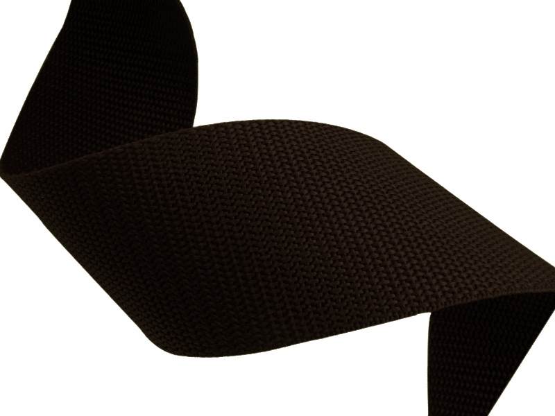 Webbing pp 15 mm / 1,3 mm&nbspdark  brown&nbsp141 50 mb
