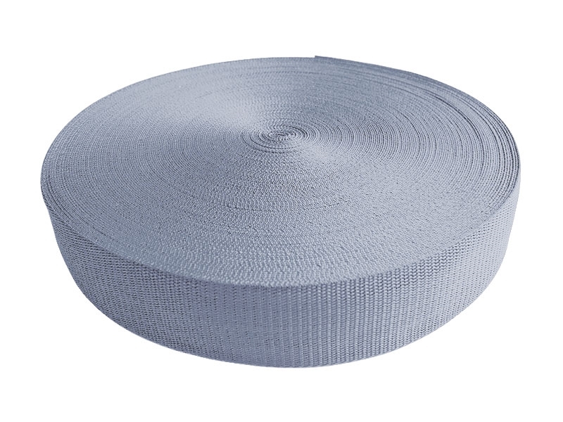 Webbing pp 10 mm / 1,3 mm grey 330 50 mb