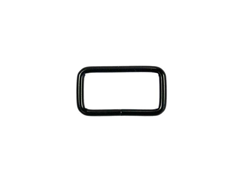 METAL FRAME 30/16/3 MM MATT BLACK WIRE 100  PCS