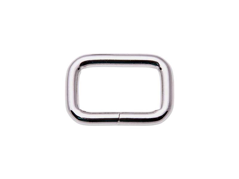 EXTRA  GLANZ RAHMEN AUS METALL  28/15/5 MM NICKELGLANZ DRAHT 1 ST.