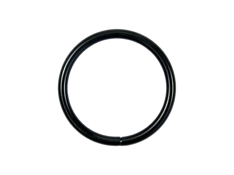 METALLRING 40/4  MM SCHWARZMATT  DRAHT 100   ST.