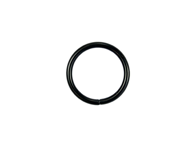 KOVOVÉ KOLEČKO 25/3 MM ČERNÝ MAT DRÁT 100    KS