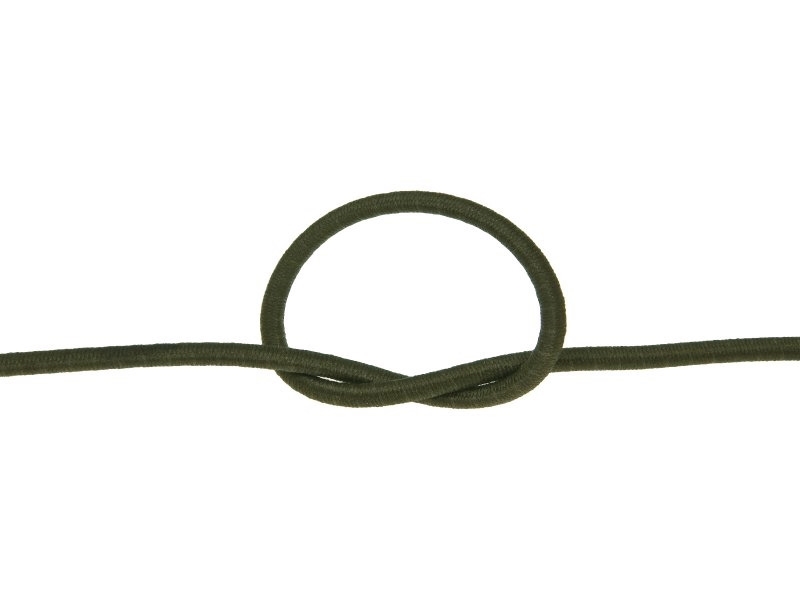 Elastic cord 2 mm khaki 173 polyester 50 mb