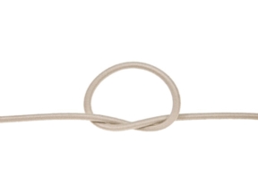 Gummischnur 2 mm (010) hellbeige