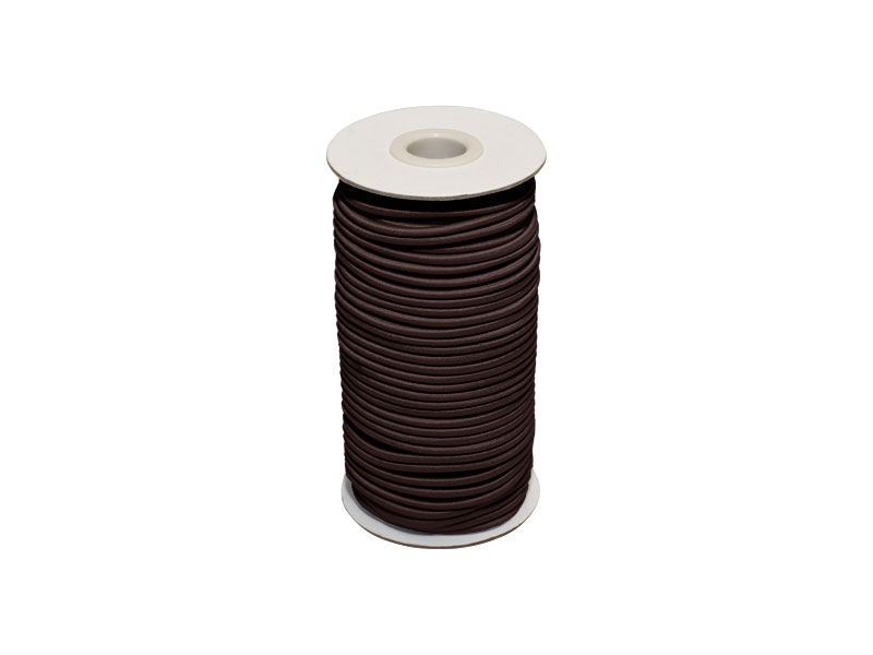 Rubber cord 2 mm (141) dark brown