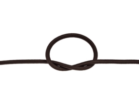 Gumosznurek  2 mm (141) ciemnobrązowy