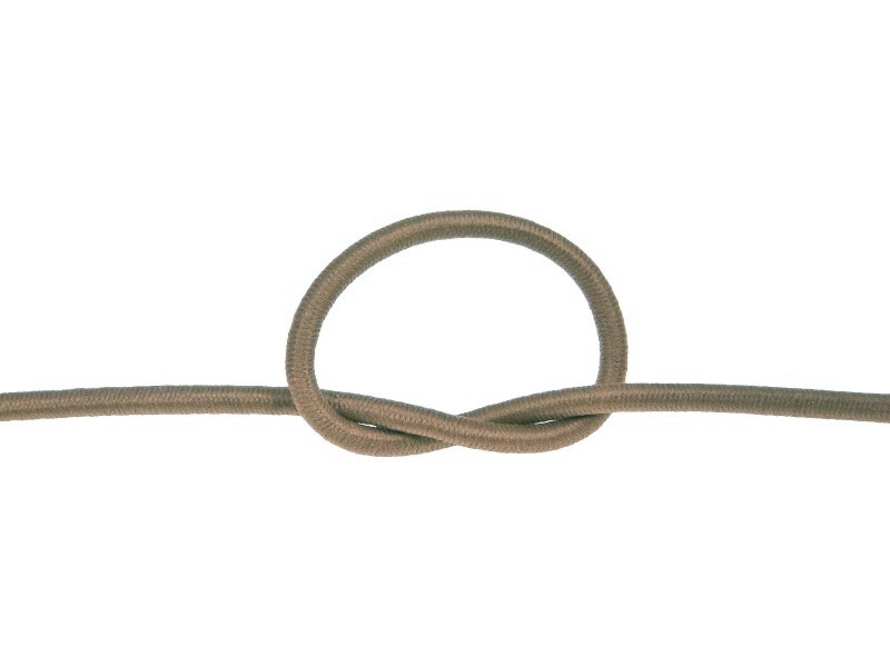 Gummikordel 2 mm dunkelbeige 894 polyester 50 lm