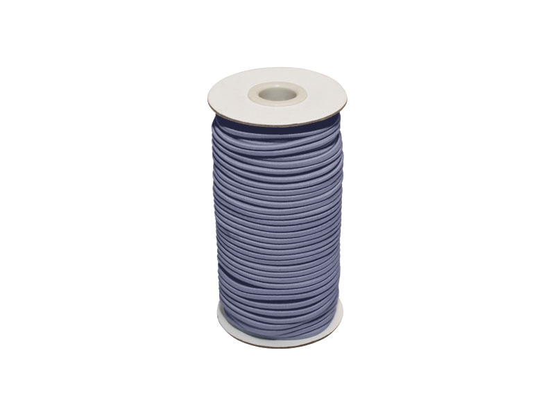 Elastic cord 2 mm dark blue 398 polyester 50 mb