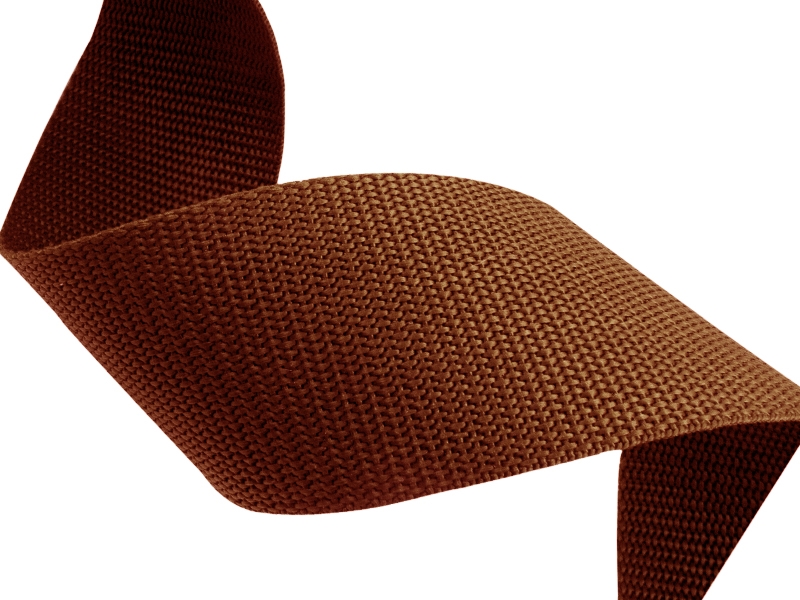 Webbing pp 10 mm / 1,3 mm dark brown 236 50 mb