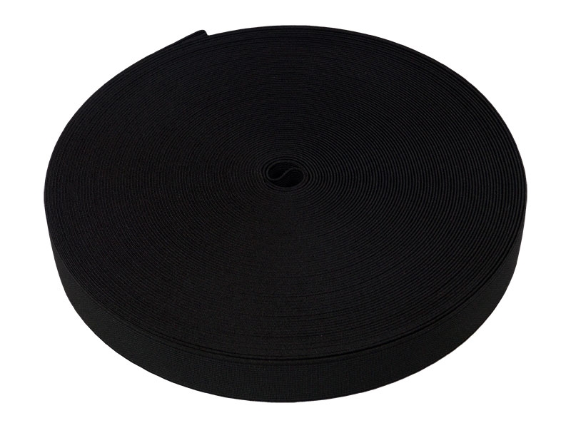 Schuhgummi 25 mm (580) schwarz