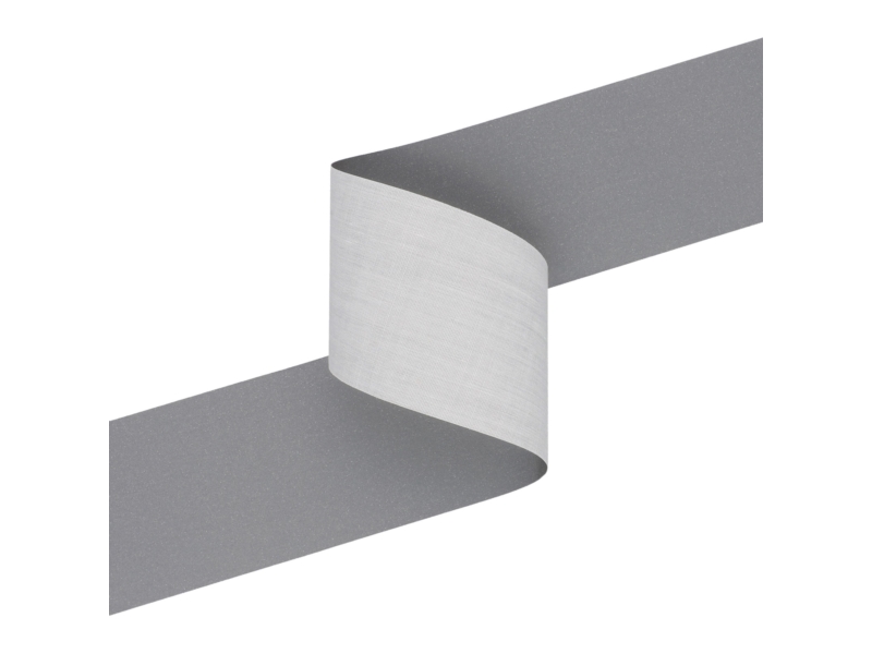 Reflexband 10 mm 0,25 mm silber 100 lm