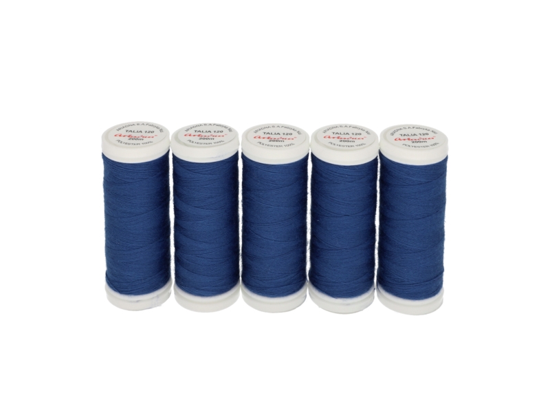 NÄHFÄDEN TALIA 120 BLAU  0736&nbsp200 MB