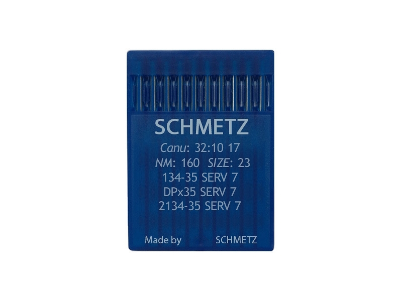 Igła szwalnicza do maszyn przemysłowych, stebnówki Schmetz 134x35 serv7 160