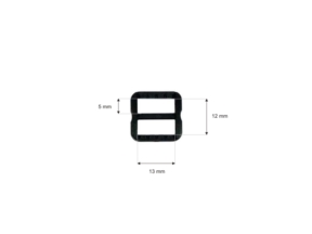 Regulator plastikowy 13/12 mm czarny