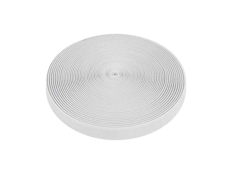Velcro tape elastic white loop