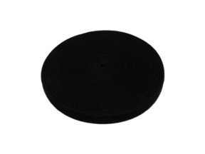 Velcro strap elastic black loop