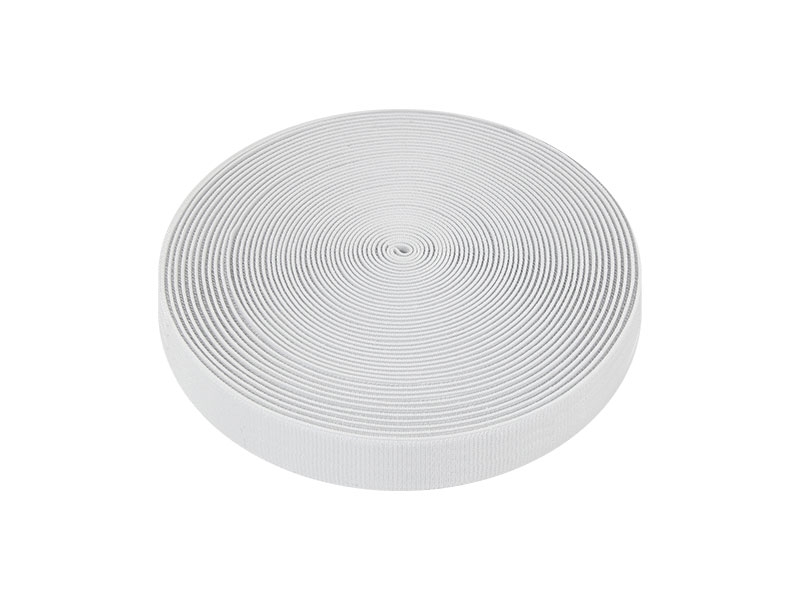 Velcro tape elastic white loop