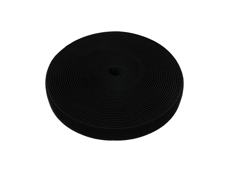 Flexibel klettverschlussband  schwarz 580 nylon flausch 20 yd