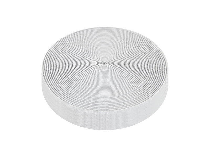 Velcro tape elastic white loop