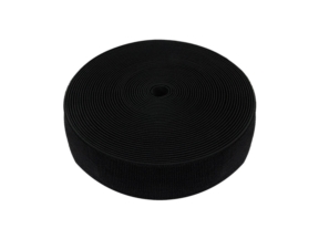 Velcro strap elastic black loop