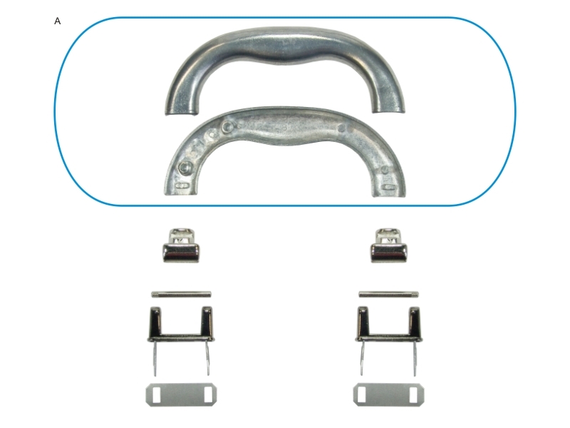 Metal handle 1 pcs