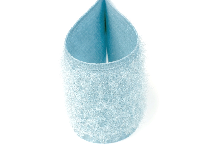 Klettband blau 026 pes/nylon loop