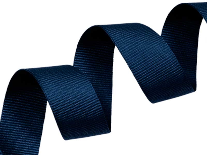 Grosgrain ribbon 20 mm/0,40 mm navy blue (919)