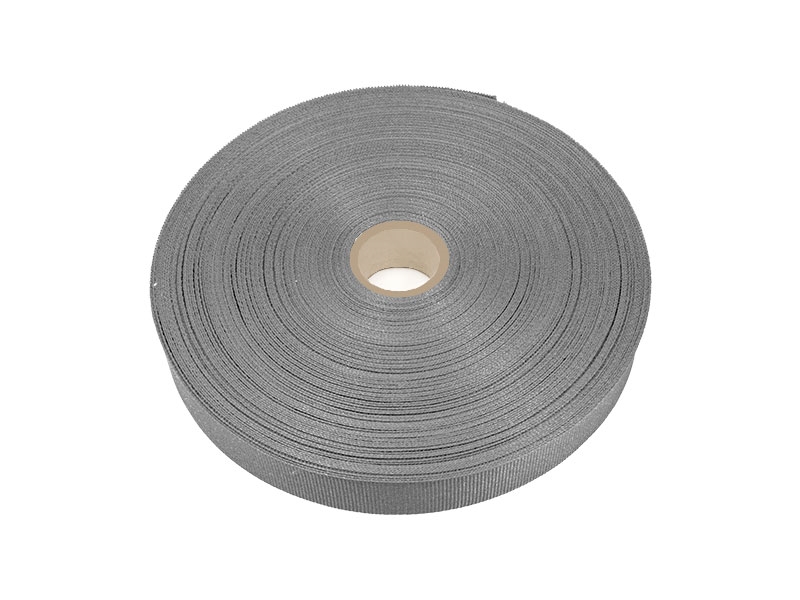 Grosgrain ribbon 20 mm/0,40 mm grey (134)