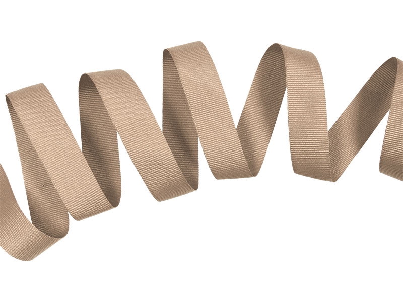 Grosgrain ribbon 20 mm/0,40 mm beige (031)