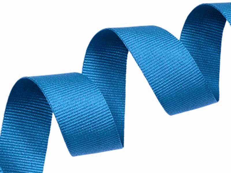 Grosgrain ribbon 20 mm/0,40 mm blue (823)